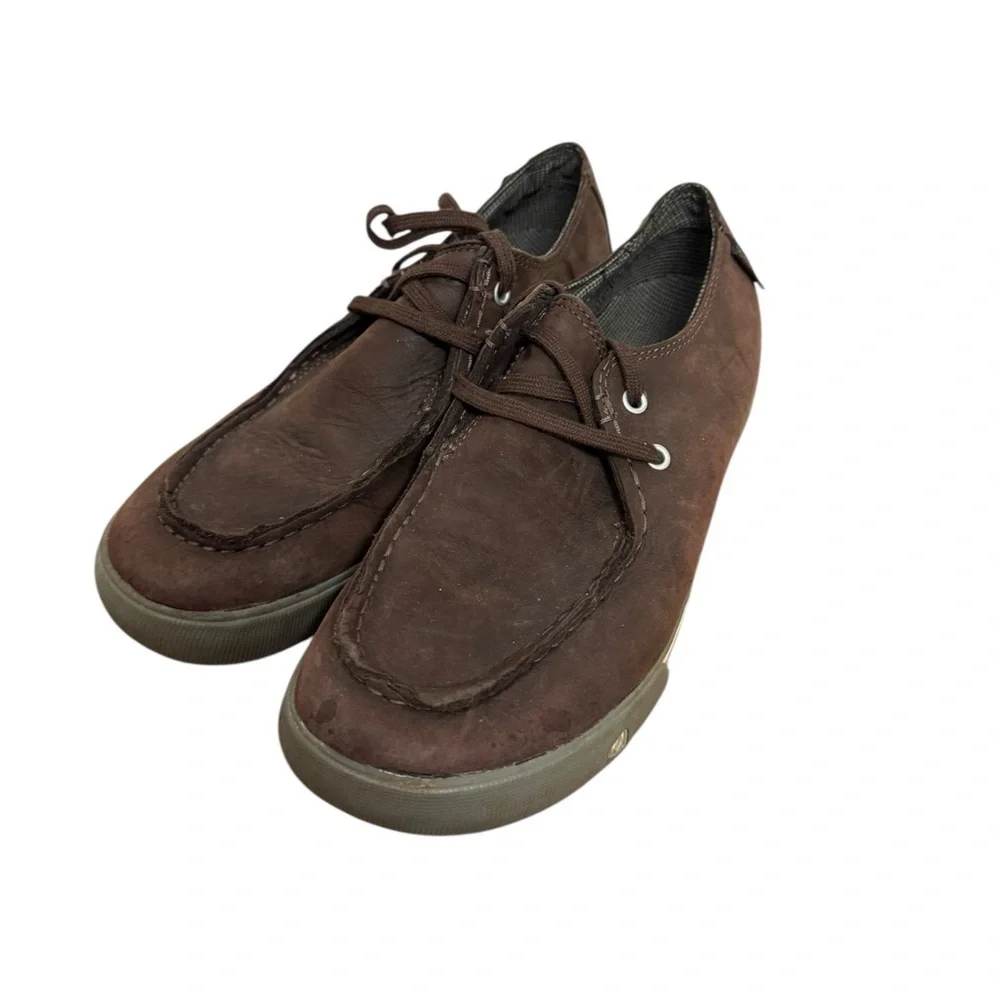 Keen Big Kids Brown Leather Boat Shoes US 5 EU 38